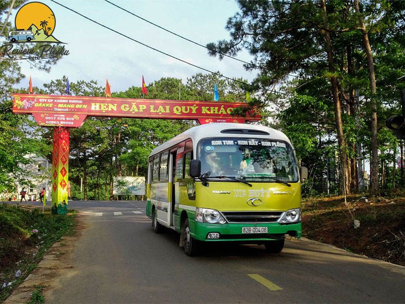 Xe Bus Từ Sân Bay Pleiku Đi Măng Đen