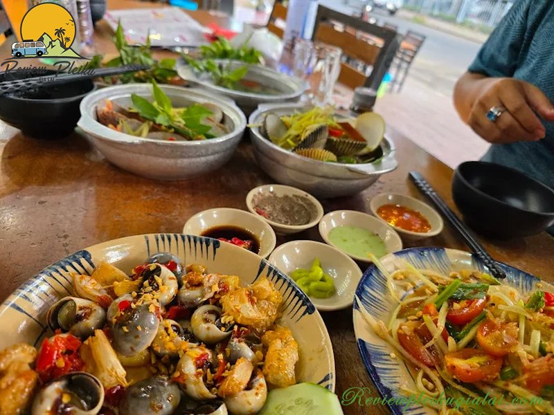 Top 5 quán ốc Gia Lai