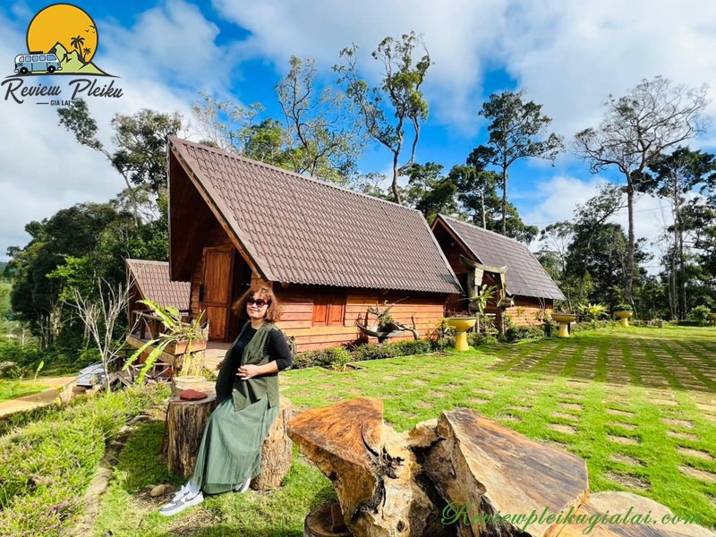 Homestay vườn hoa Măng Đen