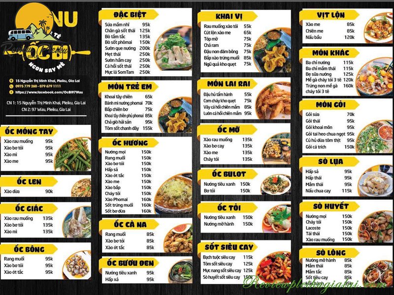 Quán ốc Bi Gia Lai