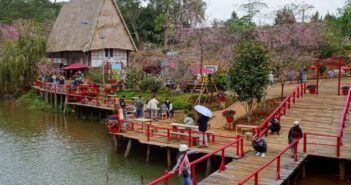 Đường đi hồ Đăk Ke Măng Đen