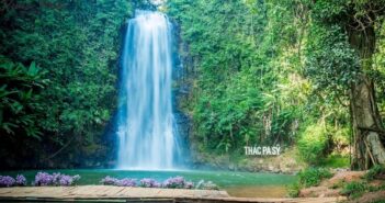 Đường đi thác Pa Sỹ Măng Đen